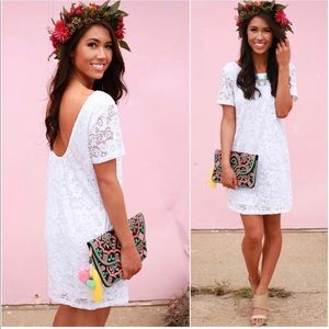 NWT white lace dress